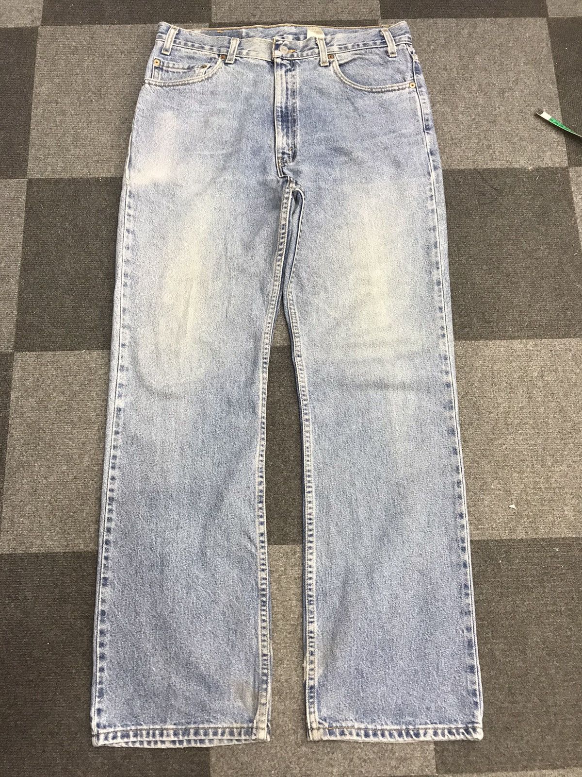 Levi's Flare🔥Vintage Levis 517 Medium Wash Jeans F7 Size US 35 - 3 Thumbnail