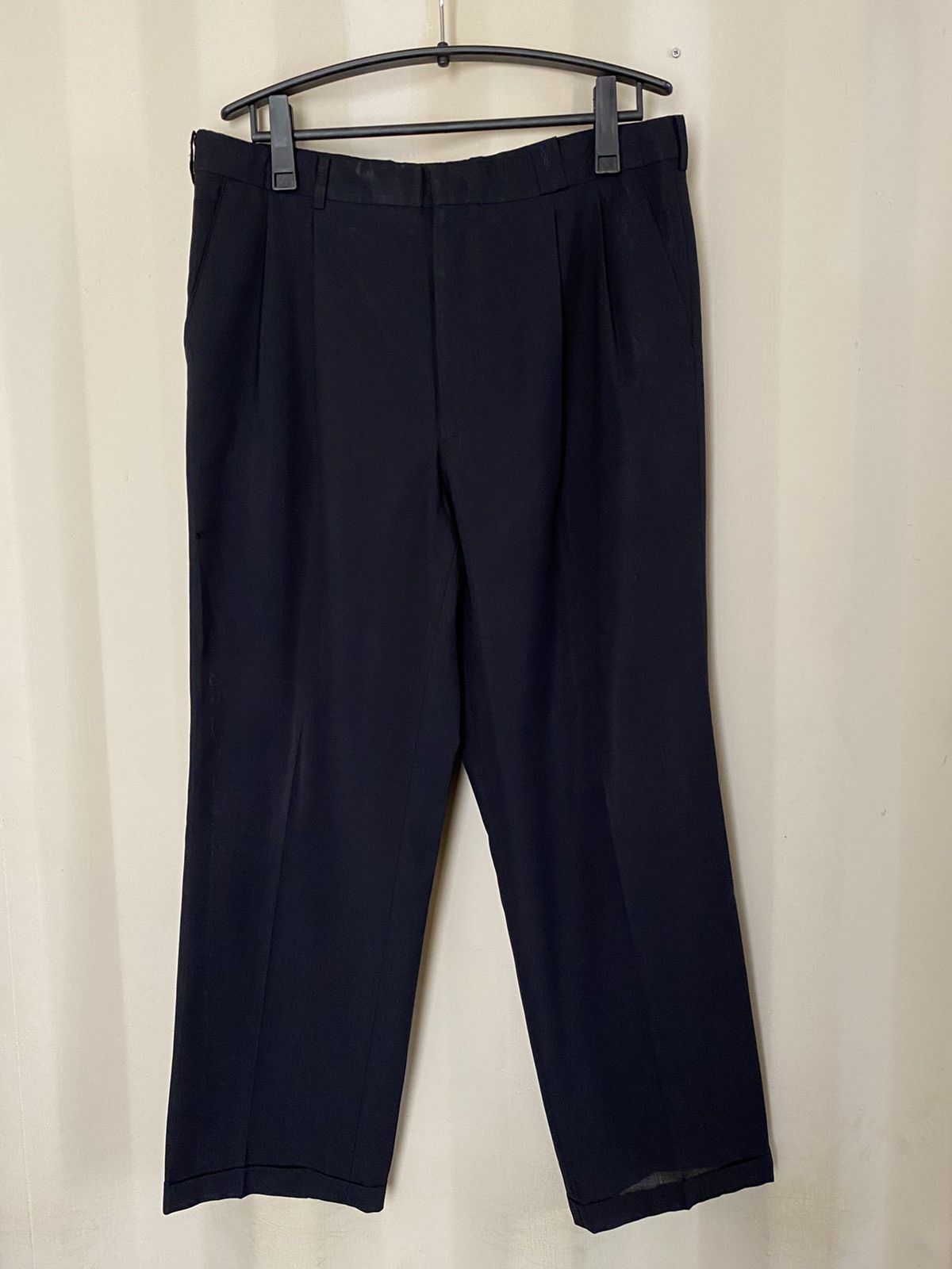 Yves Saint Laurent YVES SAINT LAURENT YSL Men Black Formal Trousers Pants Size US 37 - 13 Thumbnail