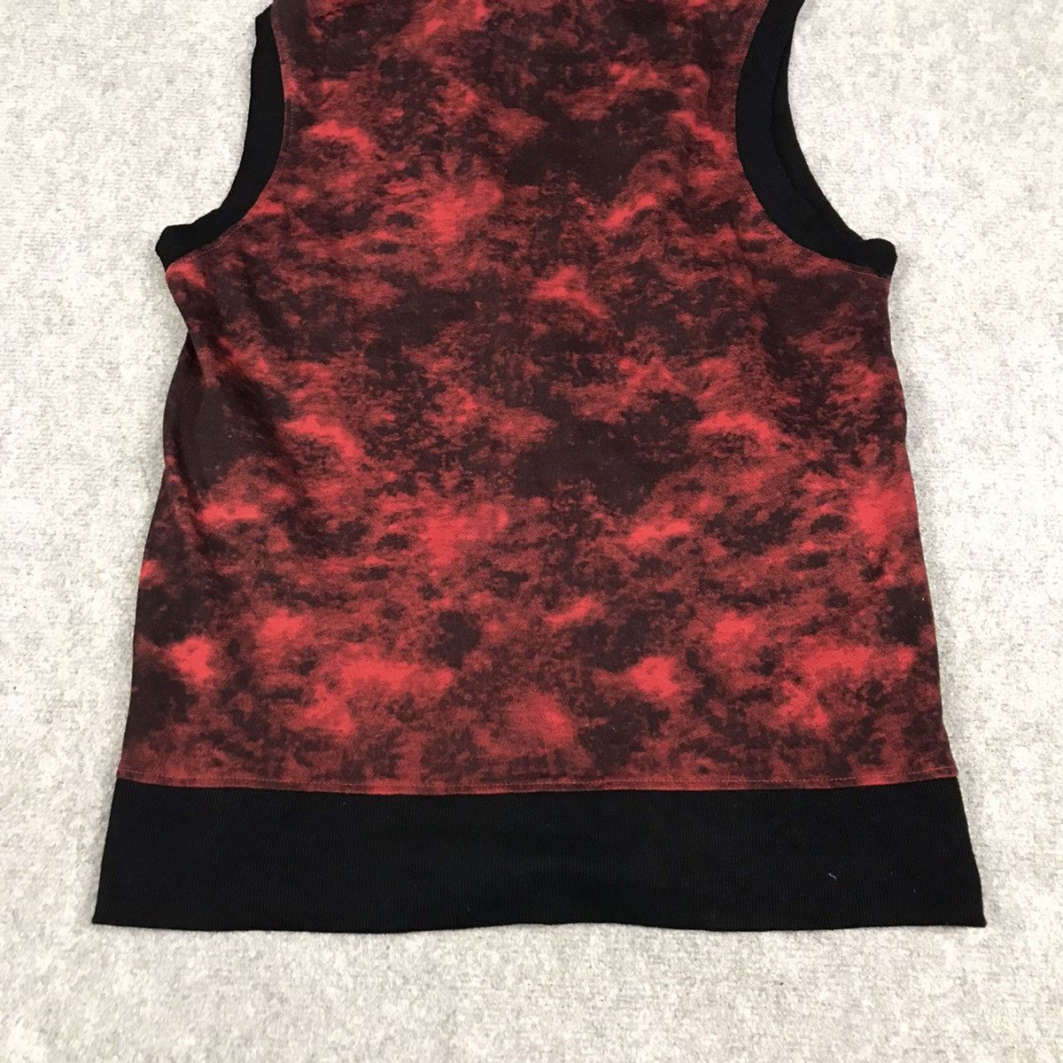 If Six Was Nine × Japanese Brand Japanese brand Red Black Punk Vest Jacket Size US M / EU 48-50 / 2 - 10 Thumbnail