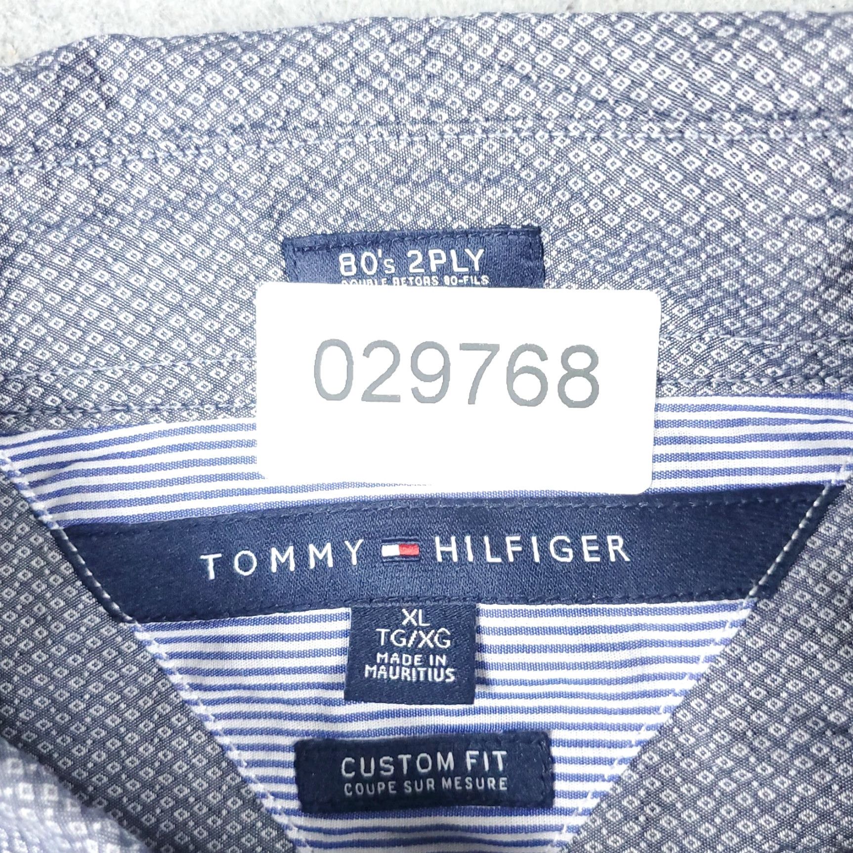Tommy Hilfiger Tommy Hilfiger Shirt Mens XL Blue Button-Up Long Sleeve Casual Button-Down Collared Size US XL / EU 56 / 4 - 8 Thumbnail
