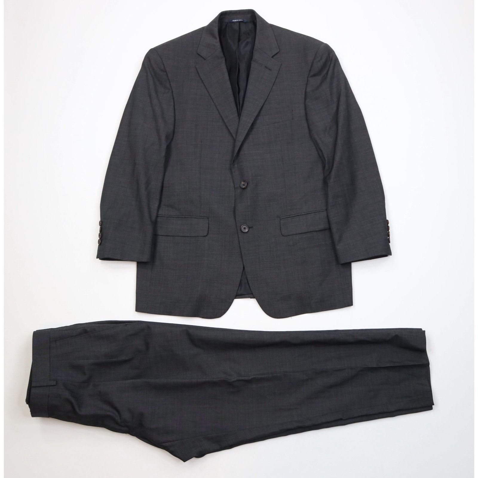 Ralph Lauren Ralph Lauren Wool 2 Piece Suit Wedding Charcoal Size 40S - 1 Thumbnail
