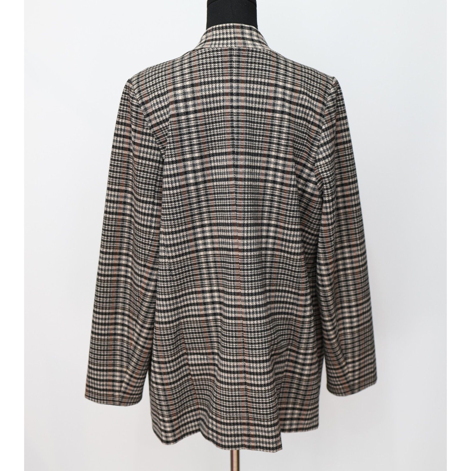 Soft Surroundings SOFT SURROUNDINGS Houndstooth Plaid St James Blazer Size L Size L / US 10 / IT 46 - 4 Thumbnail