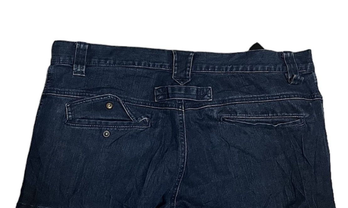 Japanese Brand Rocky Denim Cargo Pants Size US 36 / EU 52 - 2 Thumbnail
