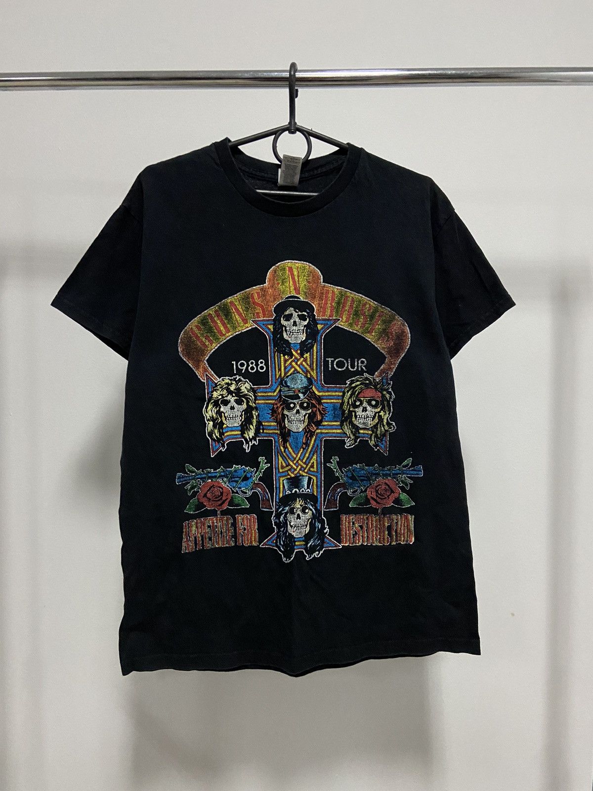 Band Tees × Vintage Guns n roses 1988 tour appetite for distruction rock band Size US M / EU 48-50 / 2 - 1 Thumbnail