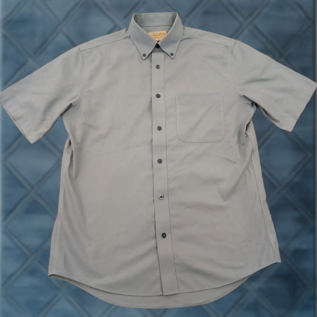 Vintage Cabela's Shirt Mens Medium Blue Short Sleeve Button Down Cotton Shirt Size US M / EU 48-50 / 2 - 1 Thumbnail