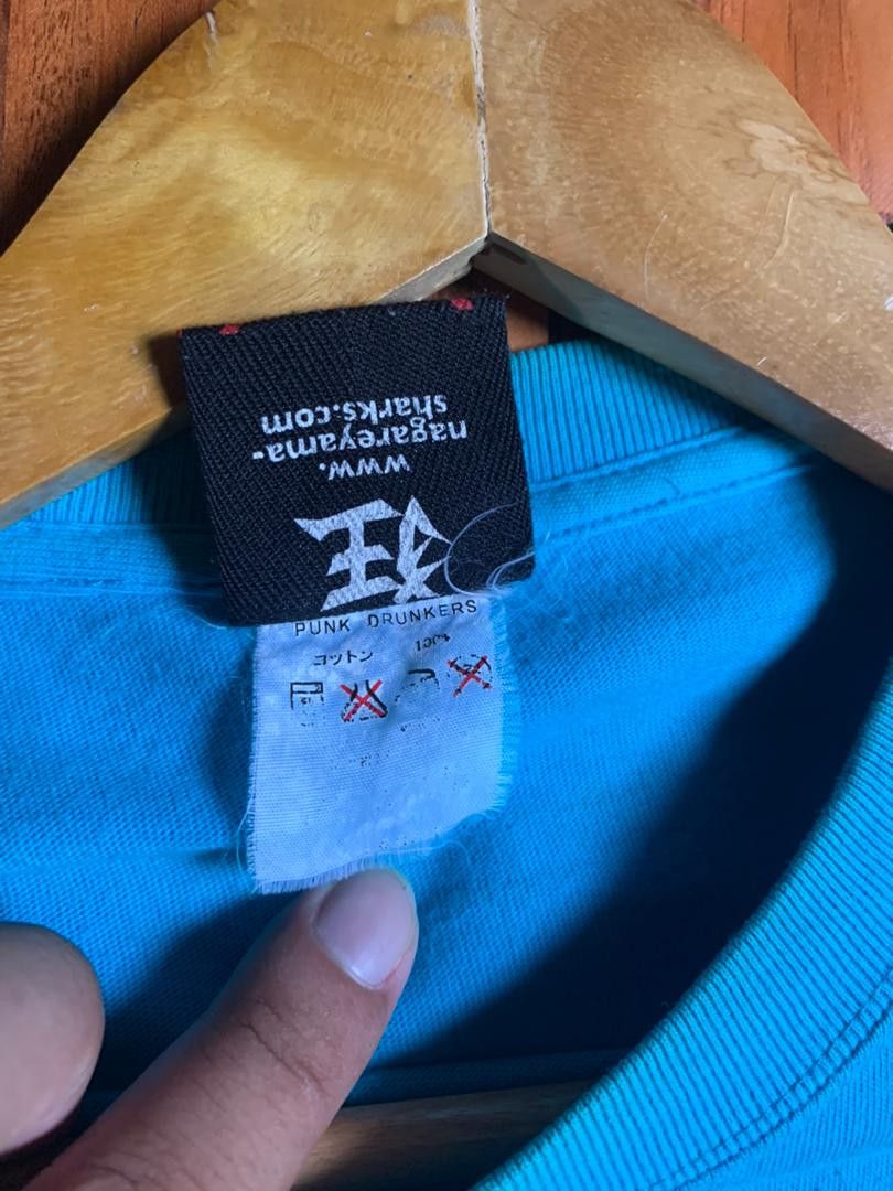 Japanese Brand e34 COOL🔥PUNK DRUNKERS sharks rock band punk Size US L / EU 52-54 / 3 - 5 Thumbnail