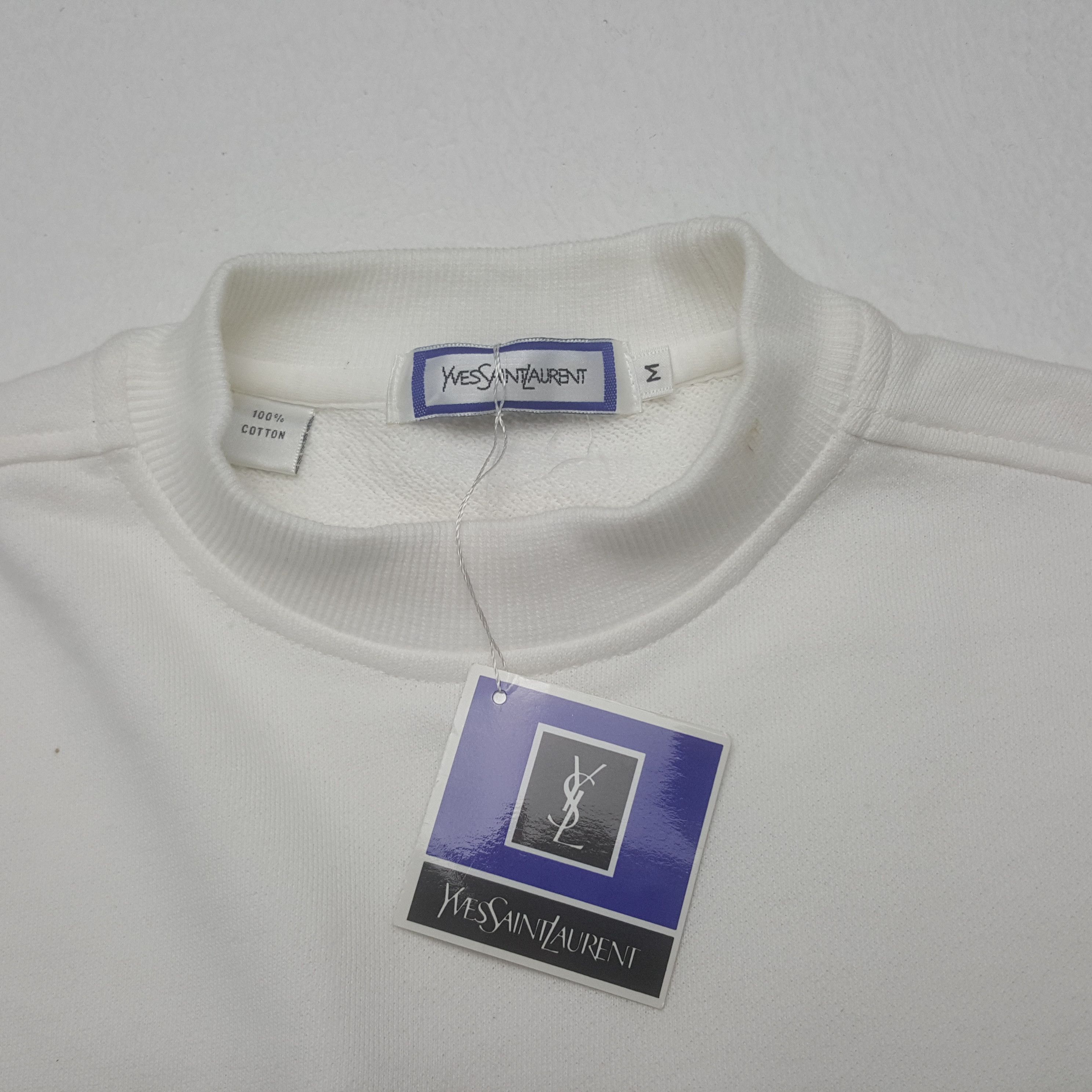 Vintage × Yves Saint Laurent Vintage Yves Saint Laurent Sweatshirt Size US M / EU 48-50 / 2 - 4 Thumbnail