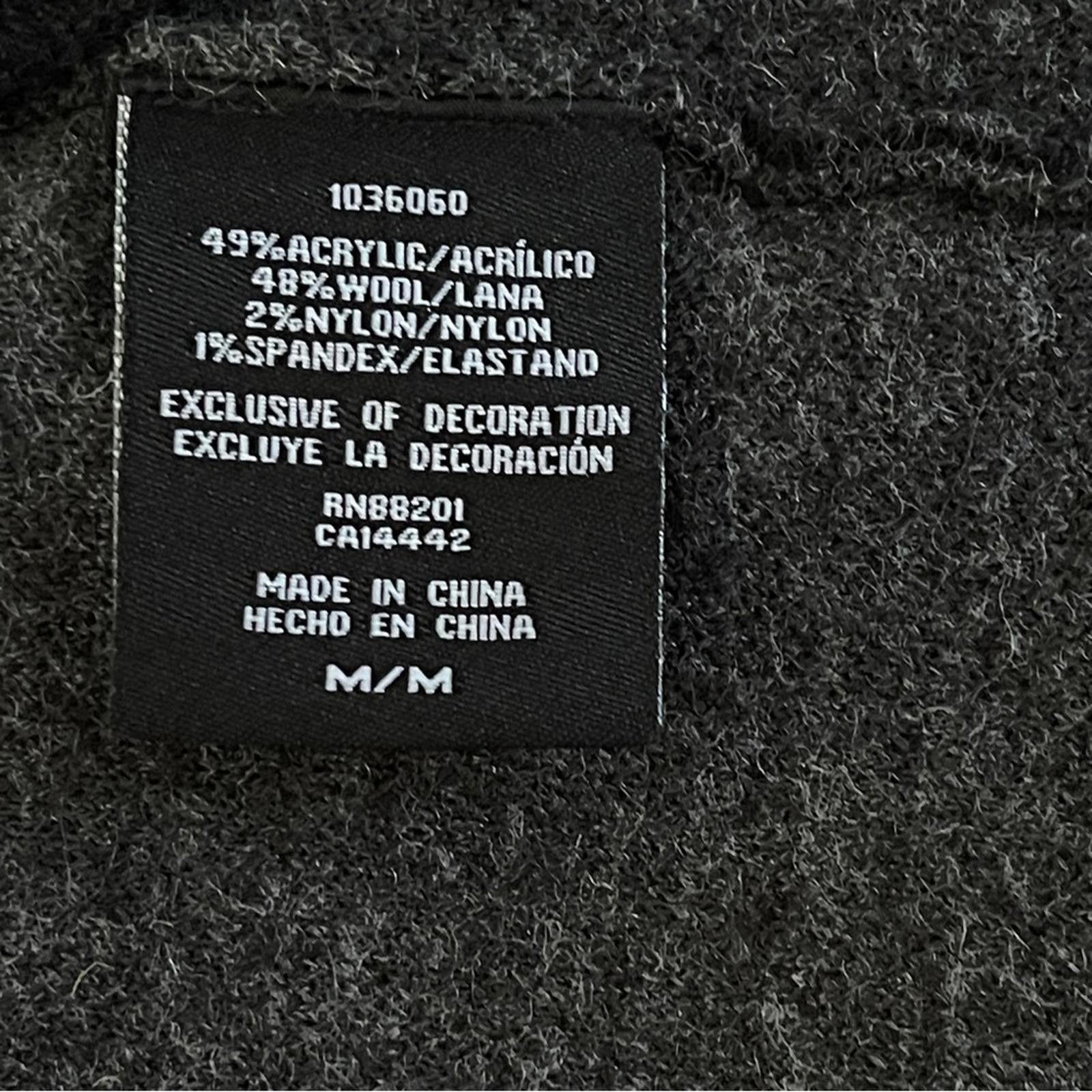 Blanc Noir Blanc Noir Black Cardigan in Medium Size M / US 6-8 / IT 42-44 - 6 Thumbnail