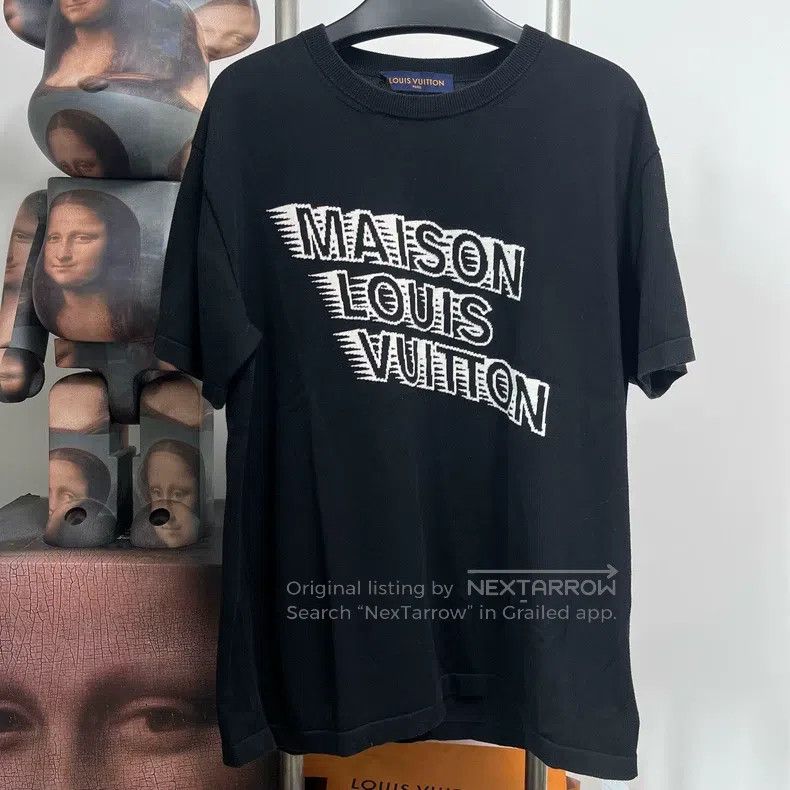 Louis Vuitton Louis Vuitton Drag-shadow knit short sleeves Size US XL / EU 56 / 4 - 1 Thumbnail