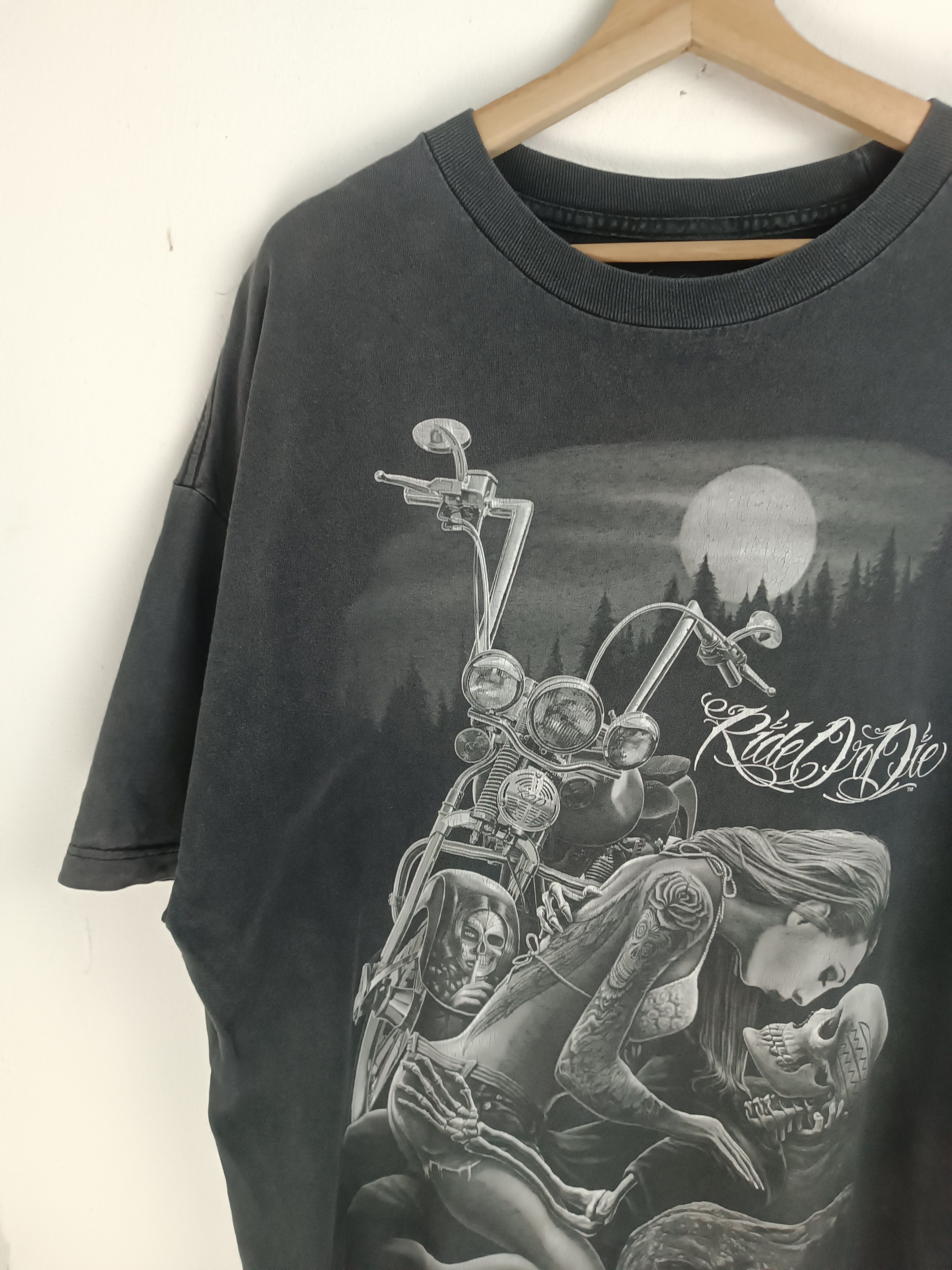 Other VINTAGE Y2K RIDE OR DIE SEXY SKULL FADED IFSIXWASNINE LGB Size US XXL / EU 58 / 5 - 5 Thumbnail