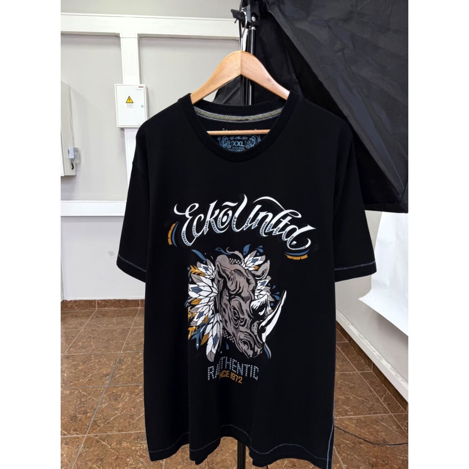 Ecko Unltd. VINTAGE Ecko Unltd Hip Hop T-Shirt XXL Black Mens Tee Retro Y2K Rare/Hype Size US XXL / EU 58 / 5 - 2 Thumbnail