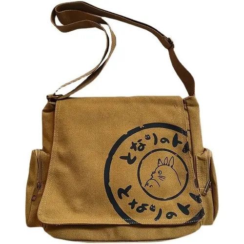 Anime Cute Cartoon Canvas Messanger Bag Size ONE SIZE - 2 Thumbnail