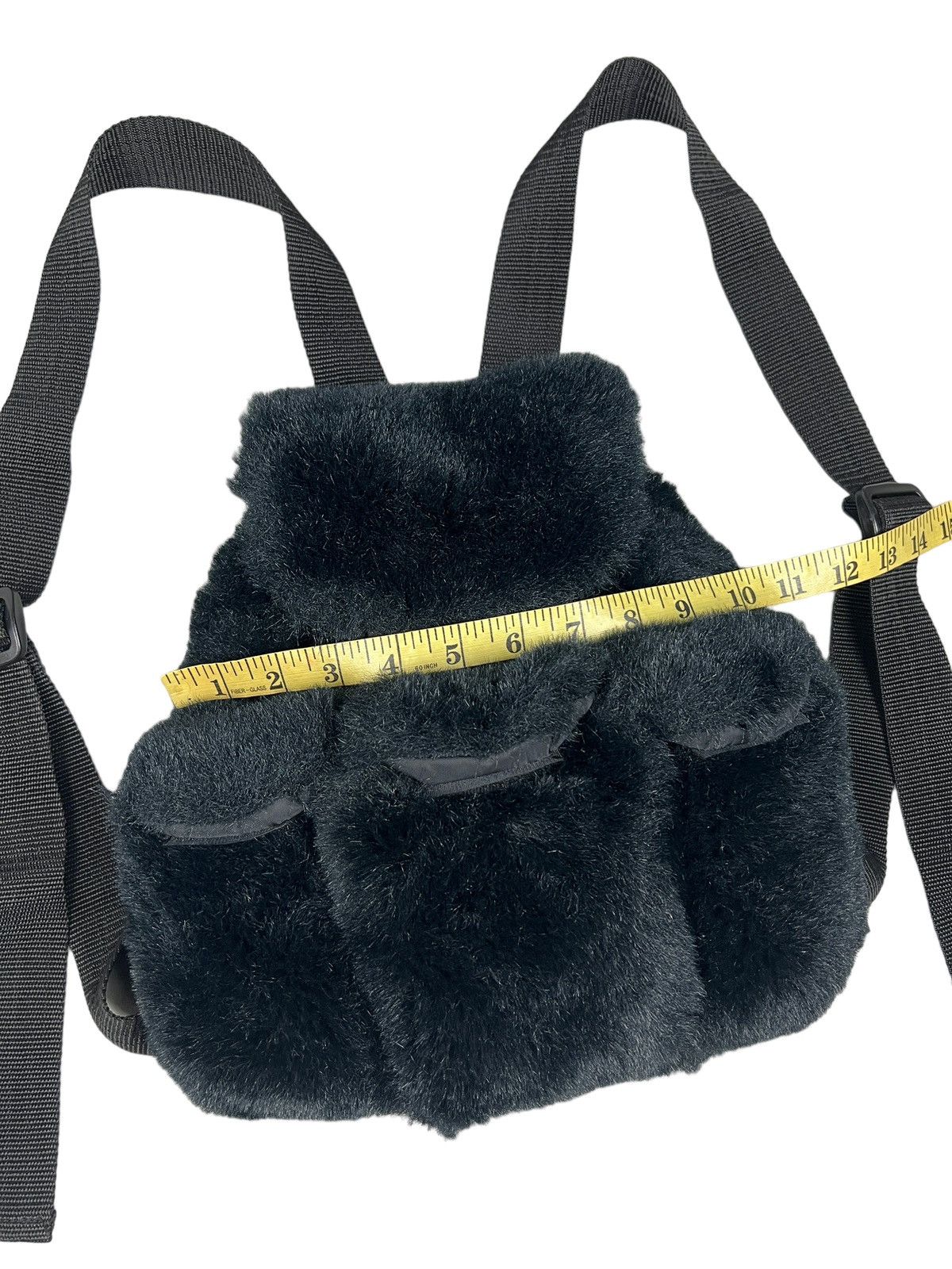 Japanese Brand 1990s Super Lovers Fur Rucksack Utility Backpack Size ONE SIZE - 4 Thumbnail