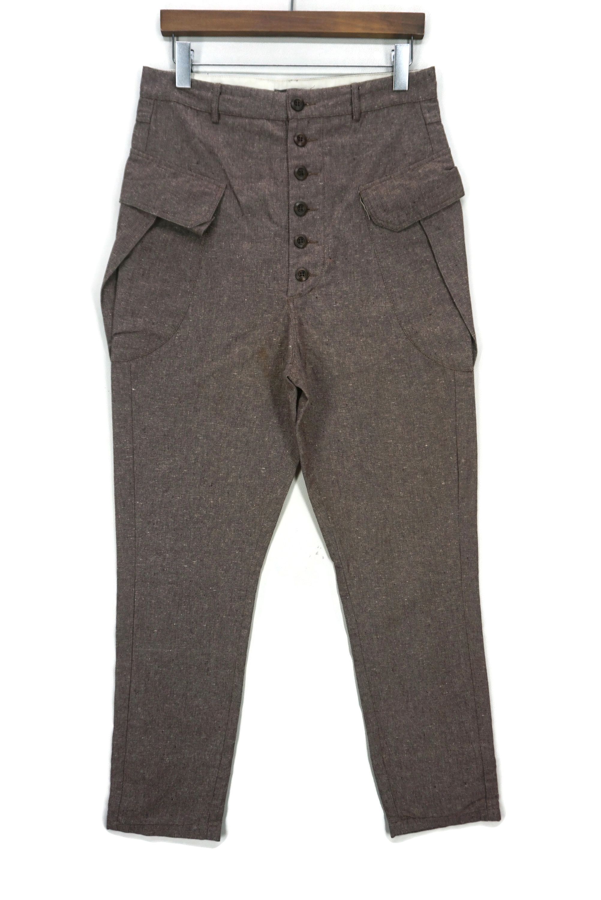 Japanese Brand Open Arms Pants Size W31xL28 High Rise Monkey Pocket Size US 31 - 1 Thumbnail