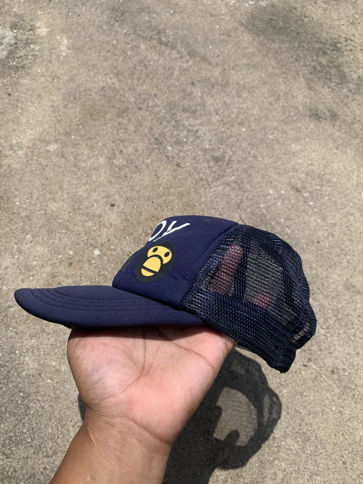 Bape vintage 2000s baby milo trucker hat Size ONE SIZE - 3 Thumbnail
