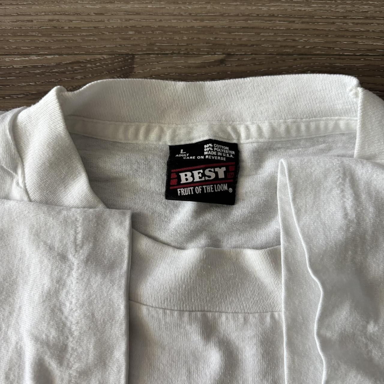 Vintage Crazy Vintage 90s White Jesus Graphic Tee! Fits M Size US L / EU 52-54 / 3 - 5 Thumbnail
