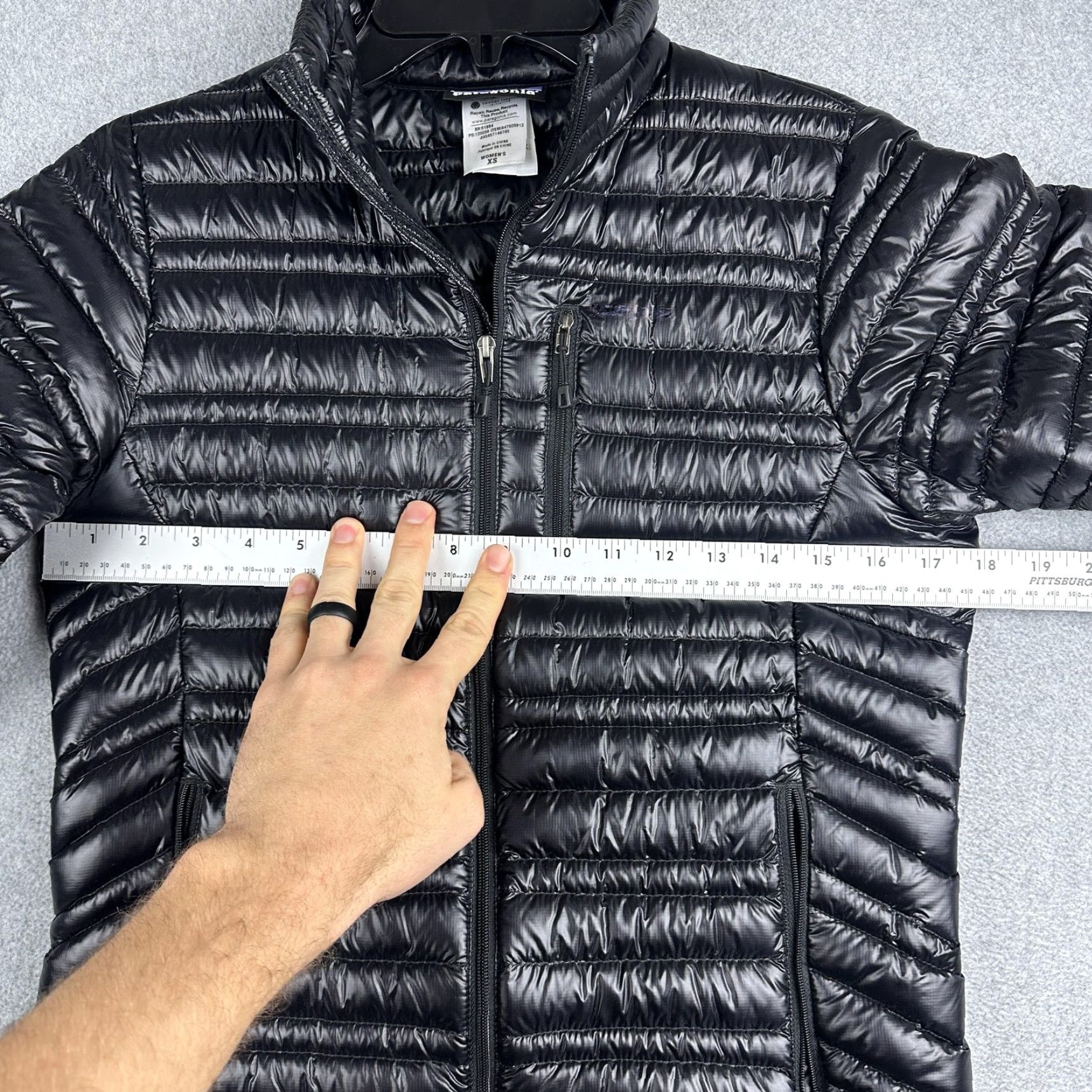 Patagonia Patagonia Jacket Womens XS Black Down Puffer Quilted Full Zip Lightweight Warm Size XS / US 0-2 / IT 36-38 - 4 Thumbnail