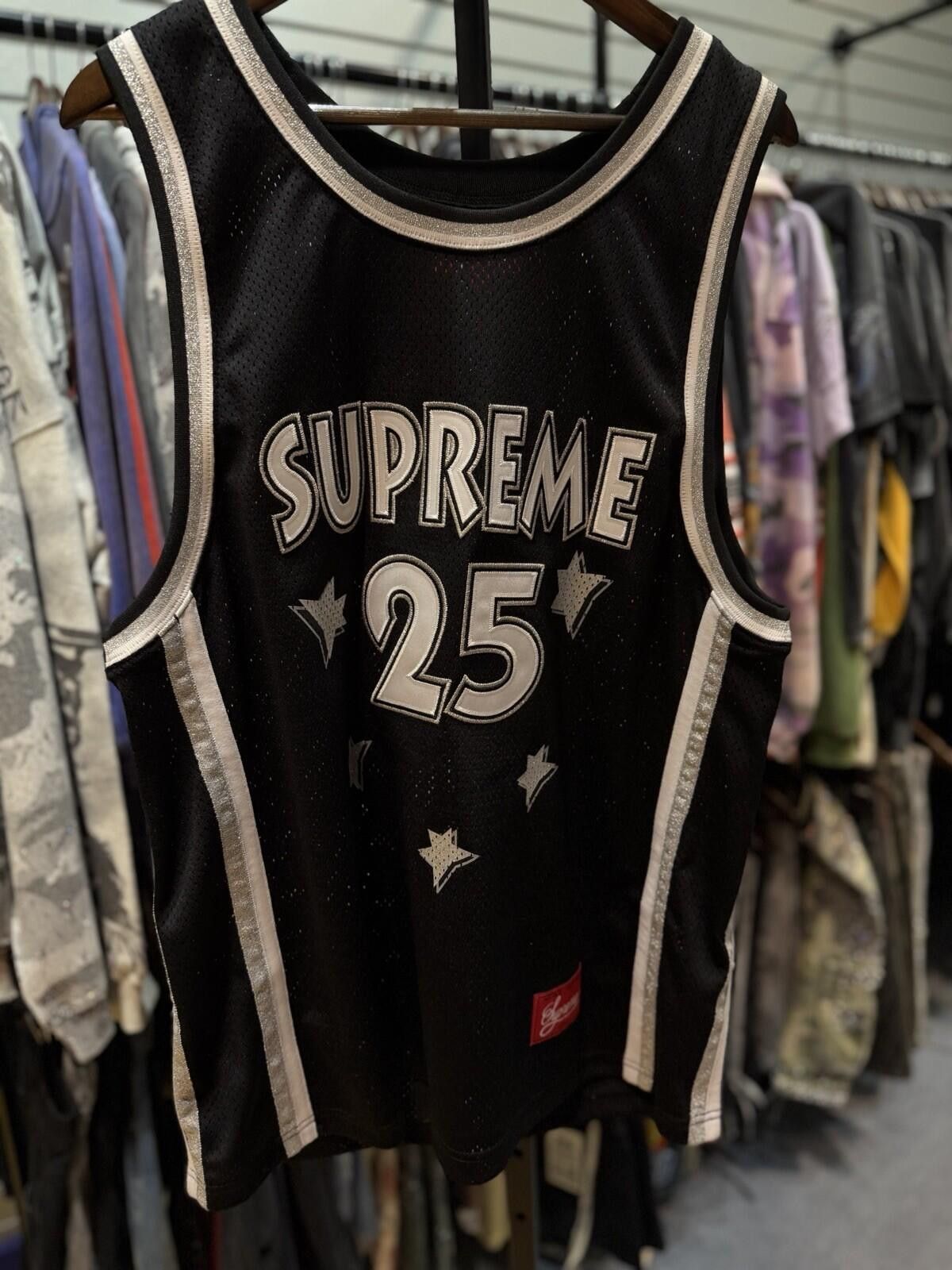 Supreme Supreme "All Star" Basketball Jersey (SS25) (Black) (Large) Size US L / EU 52-54 / 3 - 1 Thumbnail
