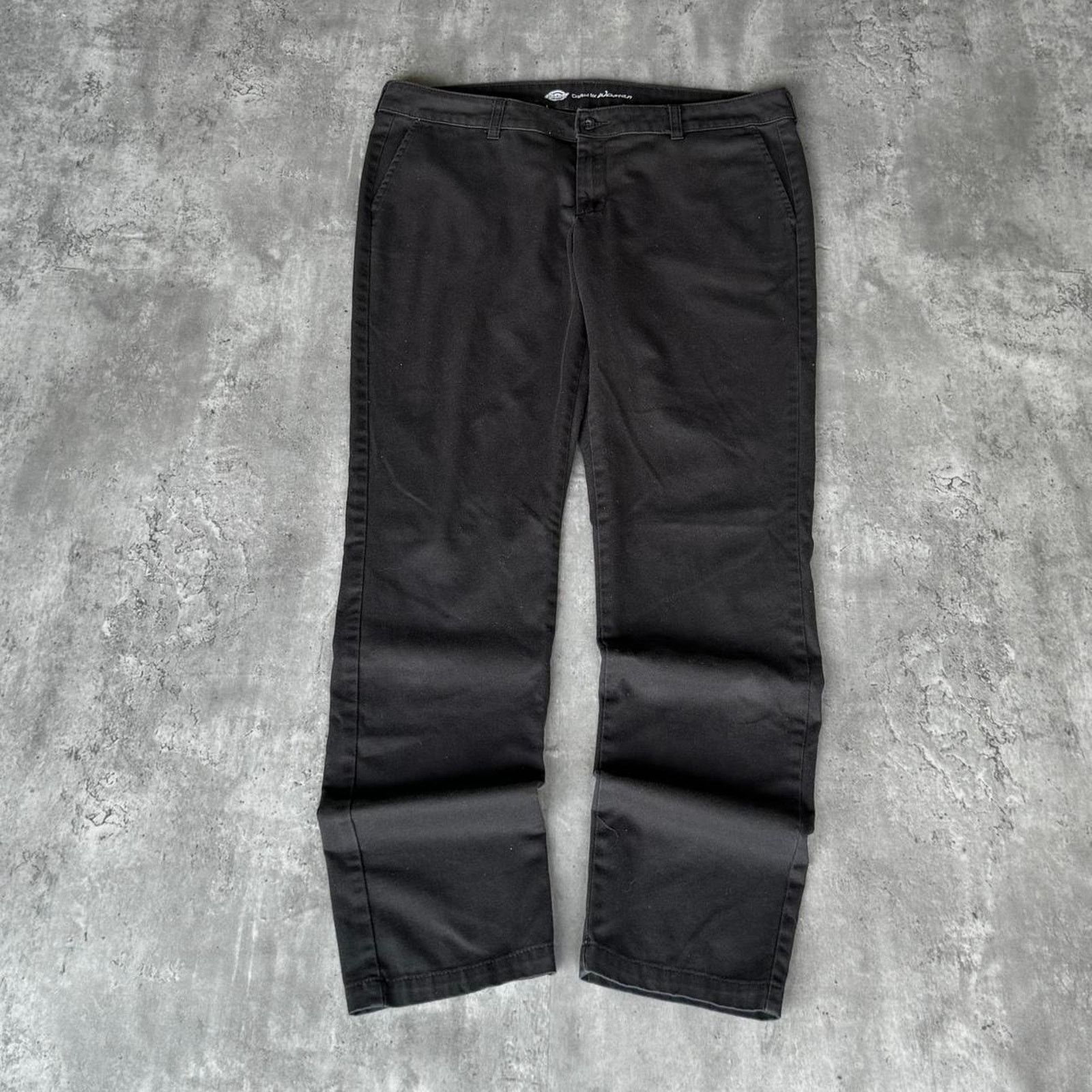 Dickies × Vintage Vintage Y2K Dickies Skater Black Chino Casual Pants Size 38" / US 16 / IT 52 - 2 Thumbnail