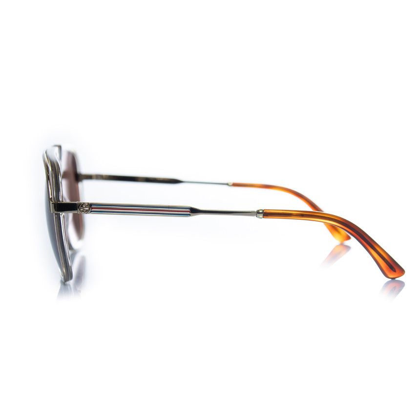 Gucci Gucci, transparent and gold aviator Size ONE SIZE - 4 Thumbnail