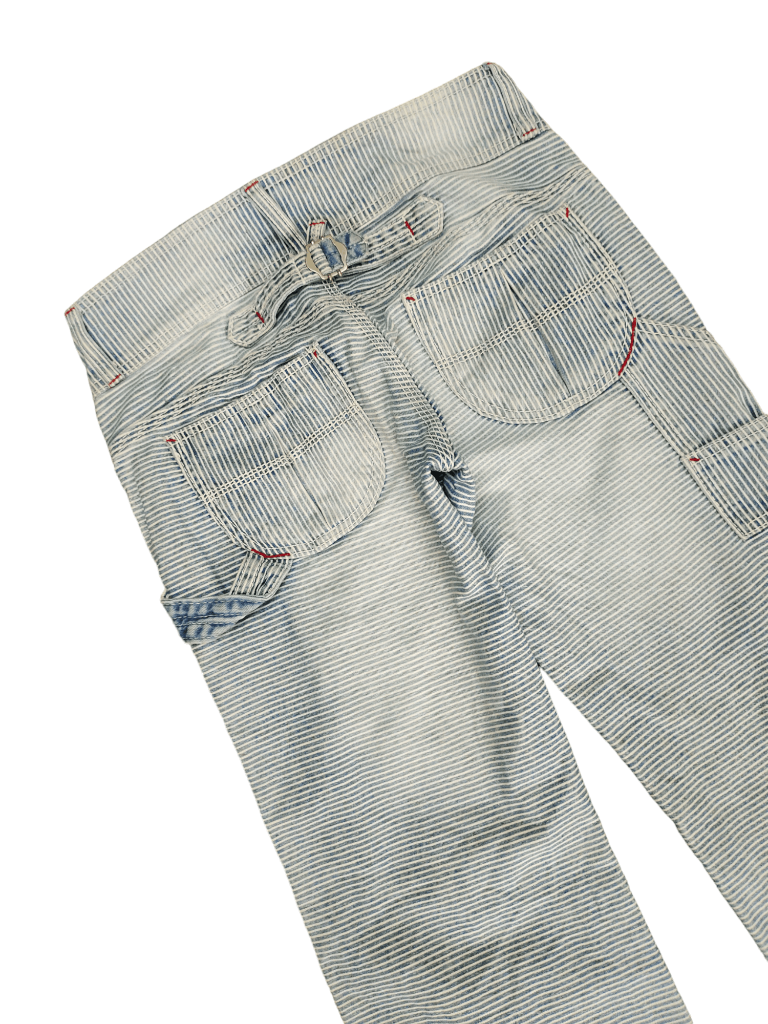 If Six Was Nine Baggy Flare Jeans Honeysuckle Rose Low Rise Boot Cut Y2k Size US 29 - 12 Thumbnail