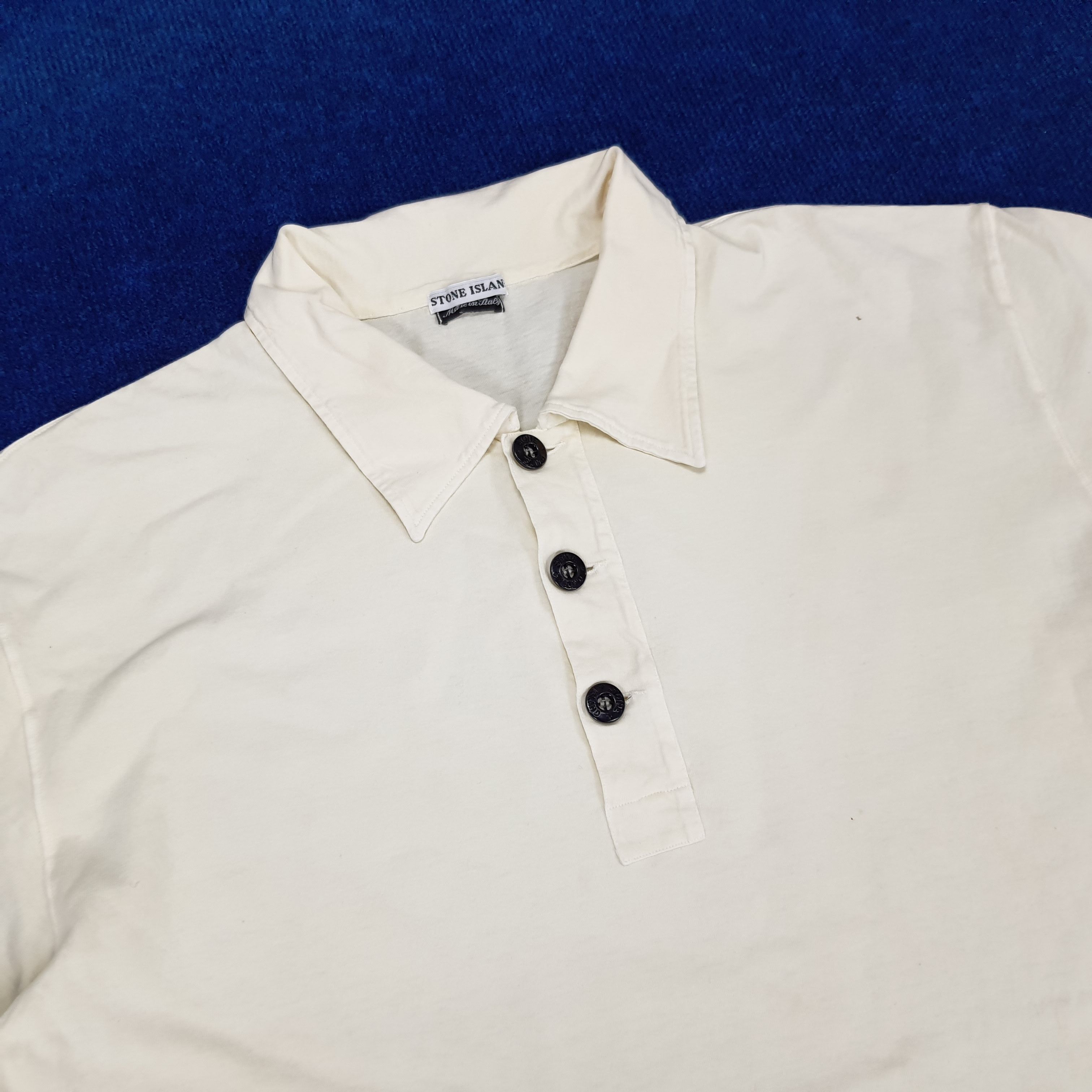 Stone Island × Vintage Vintage Stone Island COMPACT Polo Shirt Size US L / EU 52-54 / 3 - 2 Thumbnail