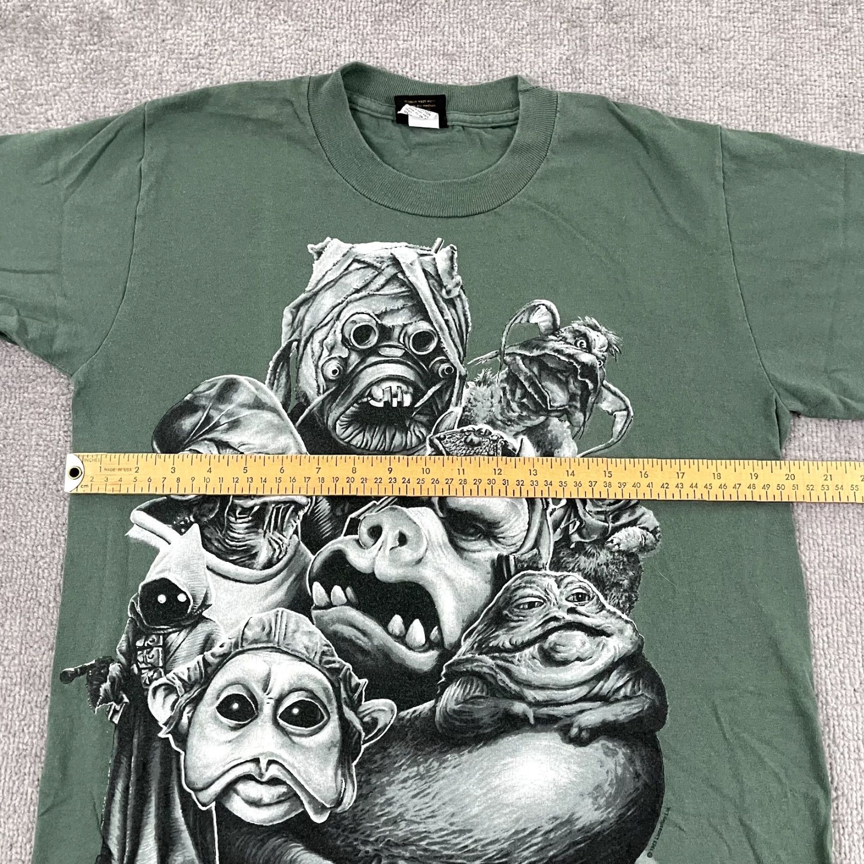 Changes VINTAGE Changes STAR WARS Shirt Mens M Green 90s Star Wars Graphic Print T-Shirt Mens Size US M / EU 48-50 / 2 - 5 Thumbnail