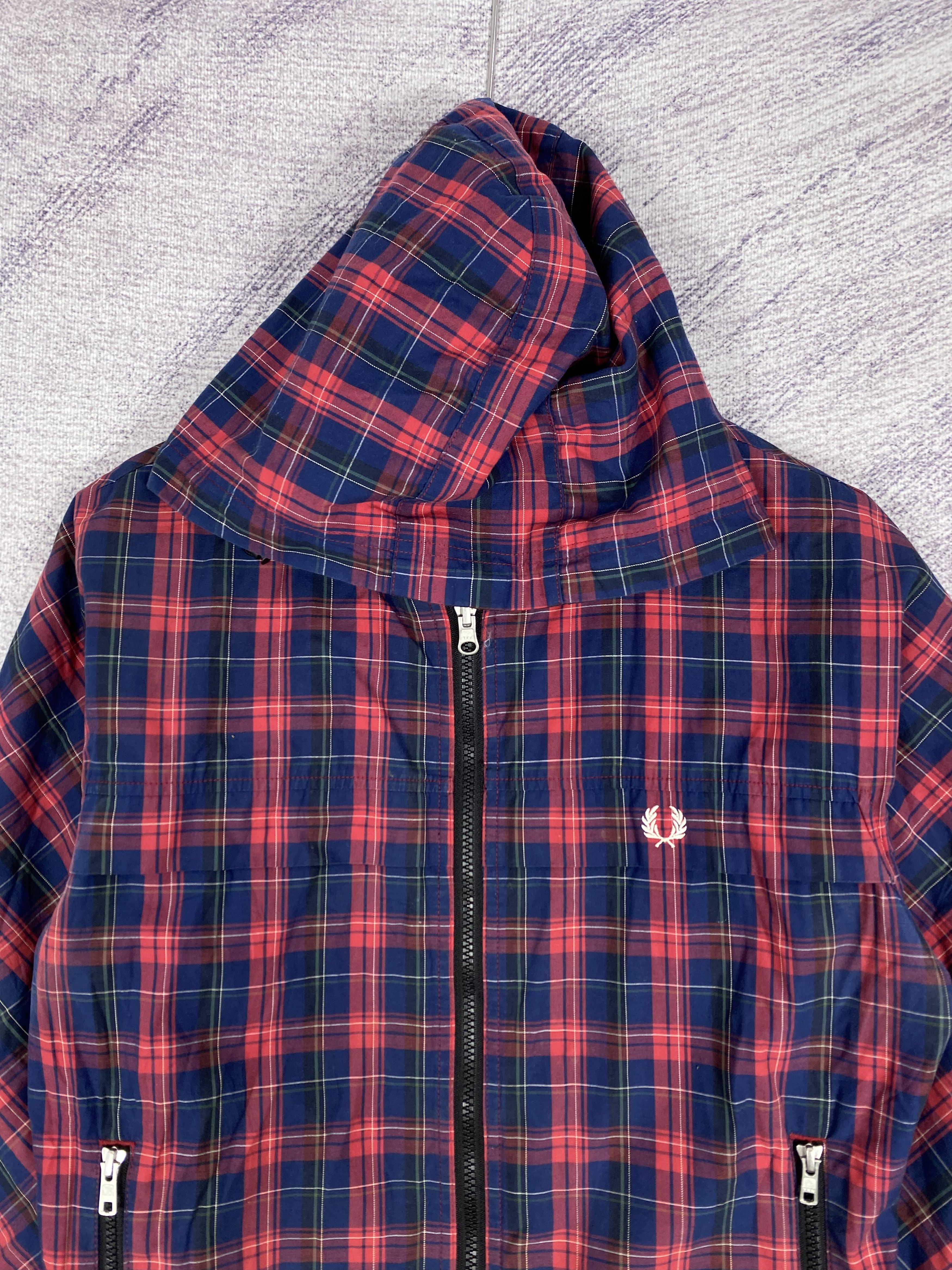 Fred Perry Vintage Fred Perry Flannel Reversible Jacket Size US L / EU 52-54 / 3 - 7 Thumbnail