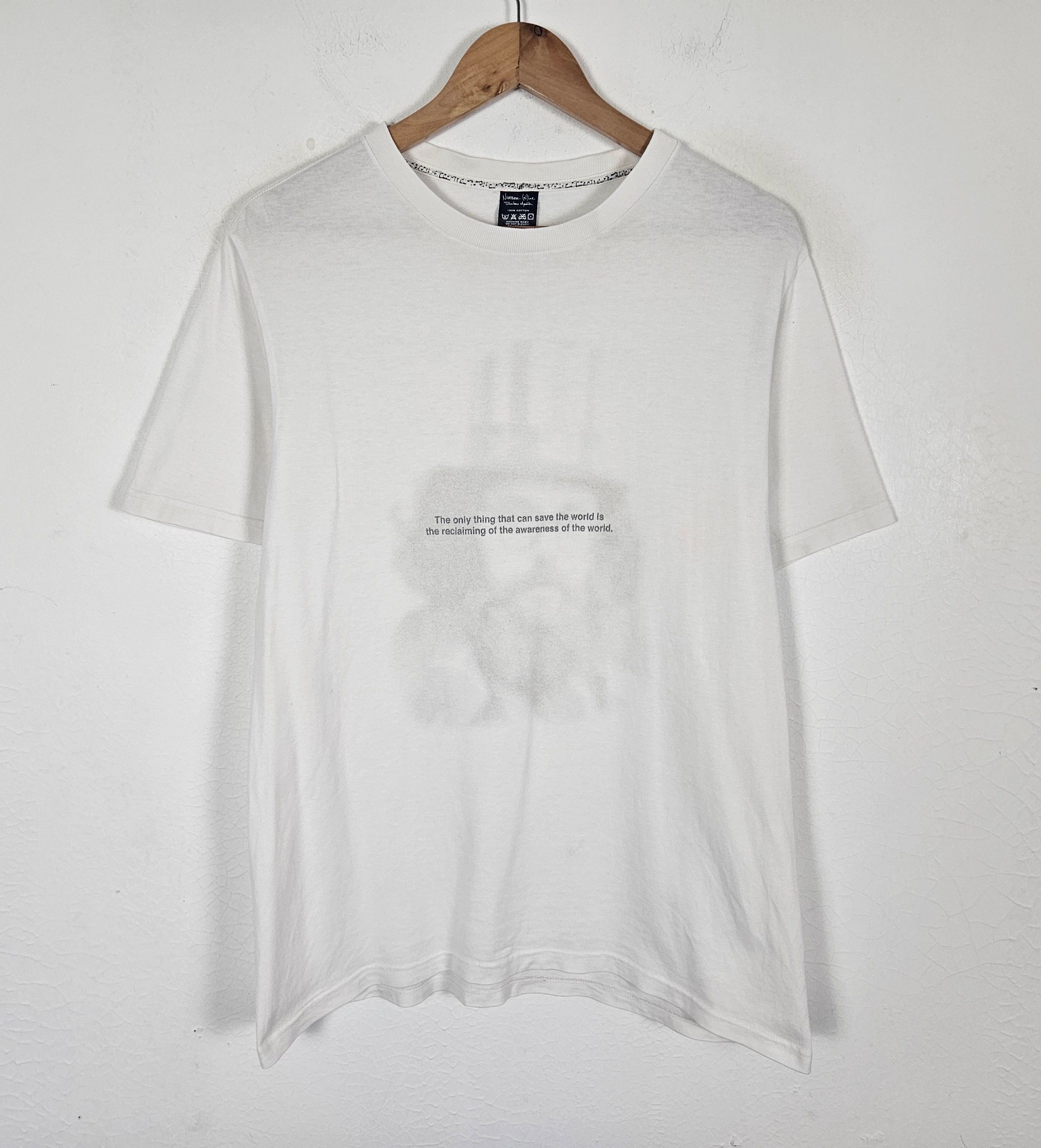 Number (N)ine Number Nine Allen Ginsberg Quote shirt Size US M / EU 48-50 / 2 - 2 Thumbnail