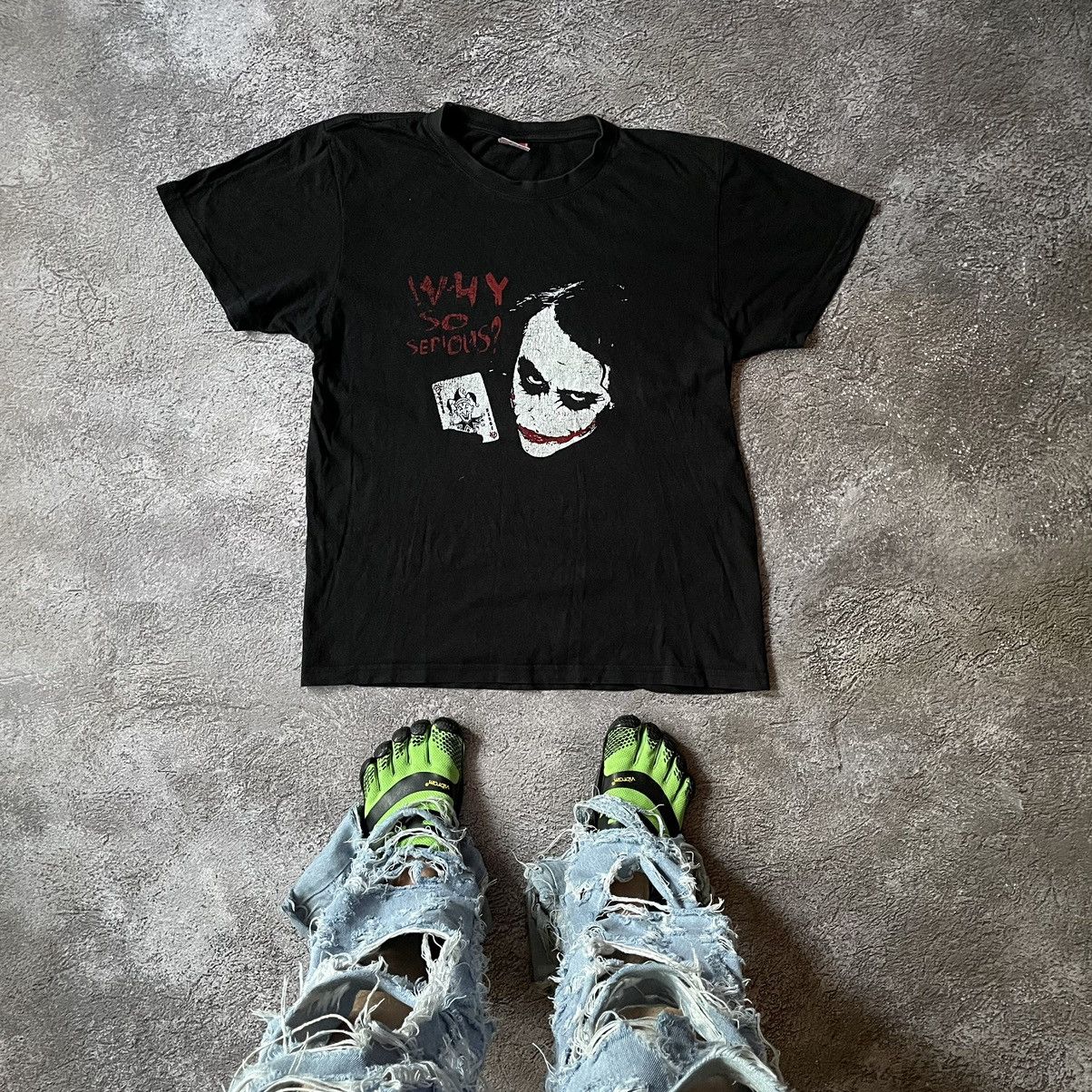 Band Tees Vintage 00S JOKER HORROR FACE CREEPY ABSTRACT ANGRY BONES Size US M / EU 48-50 / 2 - 1 Thumbnail