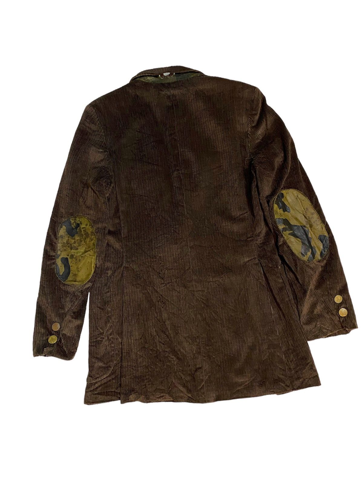 Hollywood Trading Company × Leather Vintage HTC Coudroy x Leather Camo Coat Jacket Size US M / EU 48-50 / 2 - 8 Thumbnail