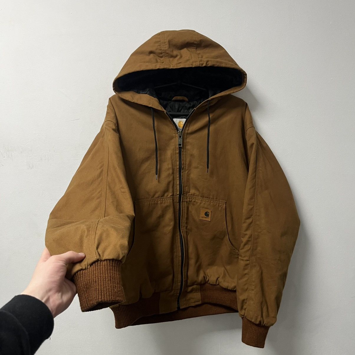 Carhartt Carhartt Active Jacket Faded Distressed Work Bomber Size US M / EU 48-50 / 2 - 2 Thumbnail