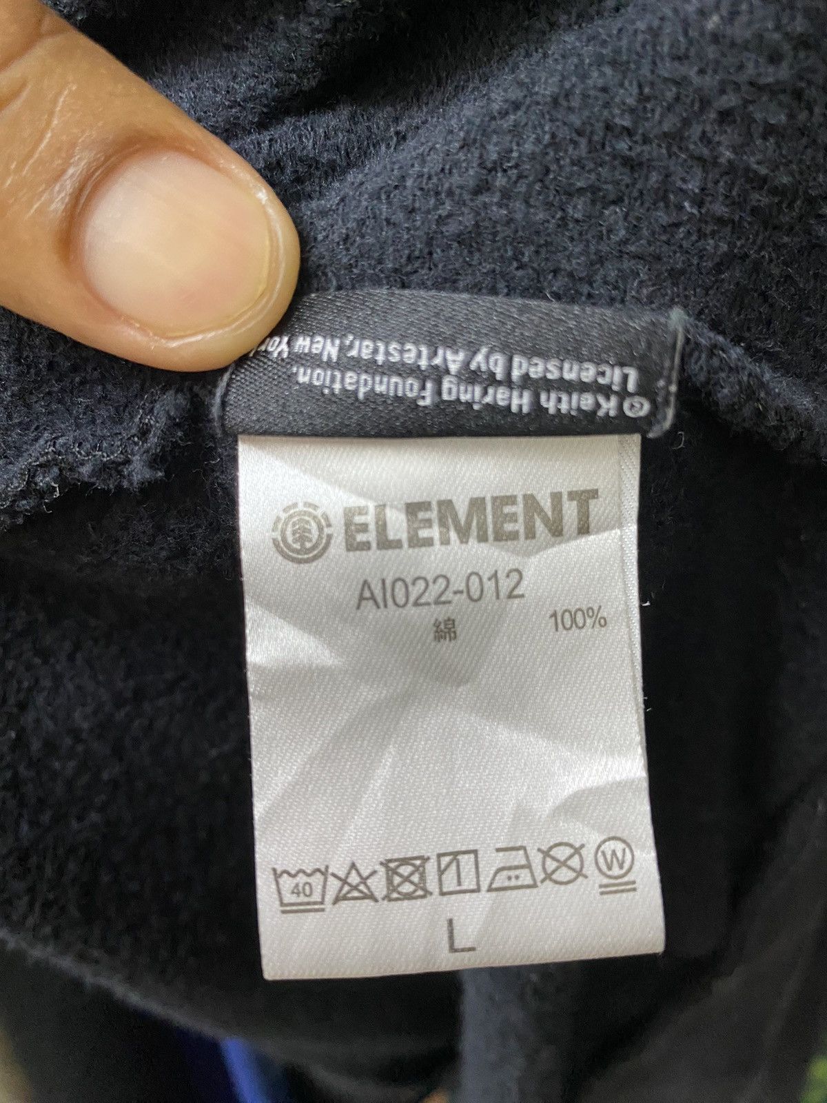 Keith Haring Vintage Element x Keith Haring Hoodie Black Size L Size US L / EU 52-54 / 3 - 11 Thumbnail