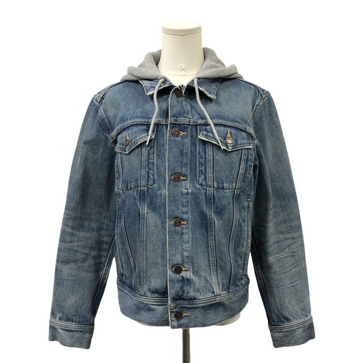 Celine Celine Hooded Logo Denim Jacket XS Size US XS / EU 42 / 0 - 1 Thumbnail