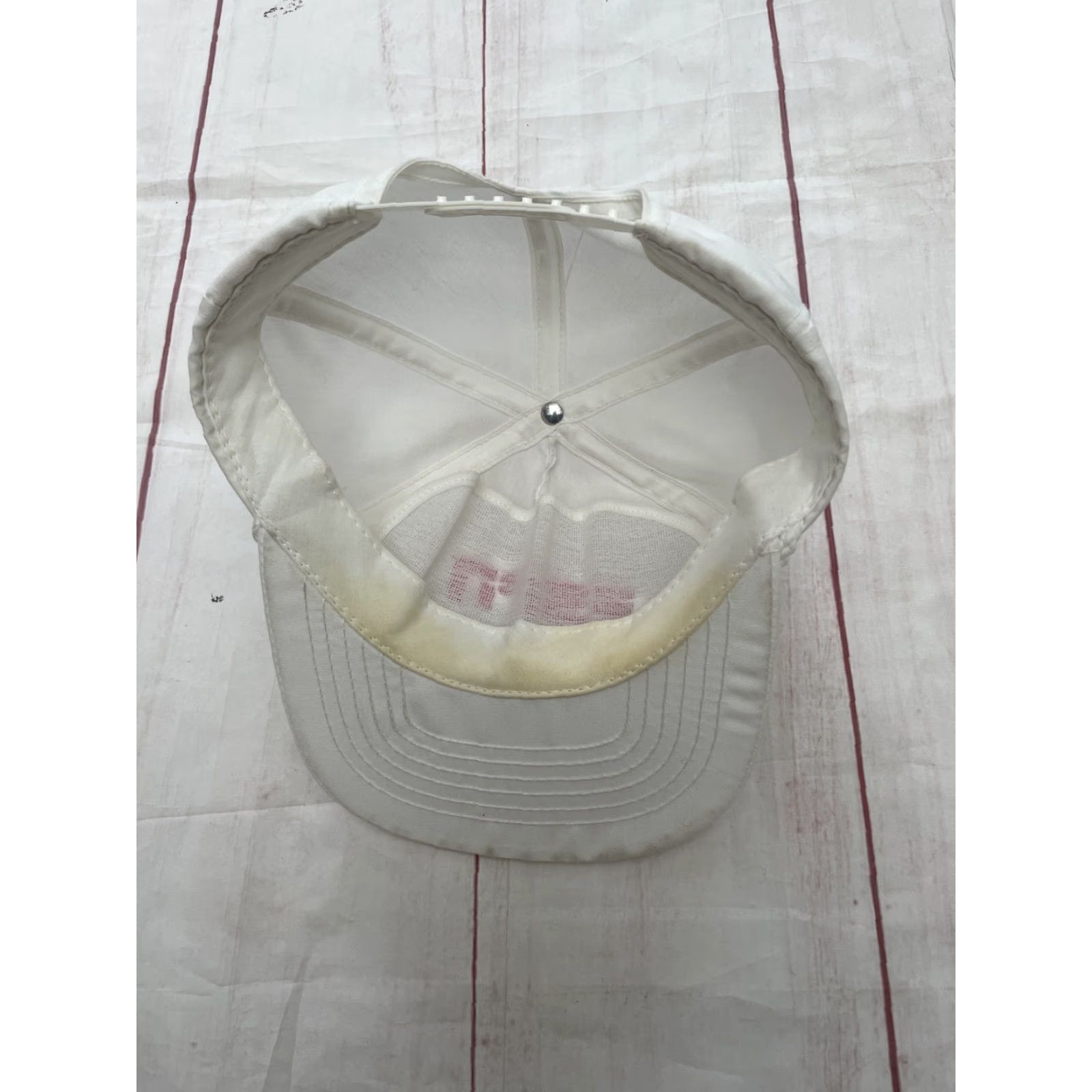 Vintage VINTAGE ESPN Logo Spellout Snapback Hat Made In USA 1980s 1990s RARE Adjustable White Cap Mens Size ONE SIZE - 6 Thumbnail