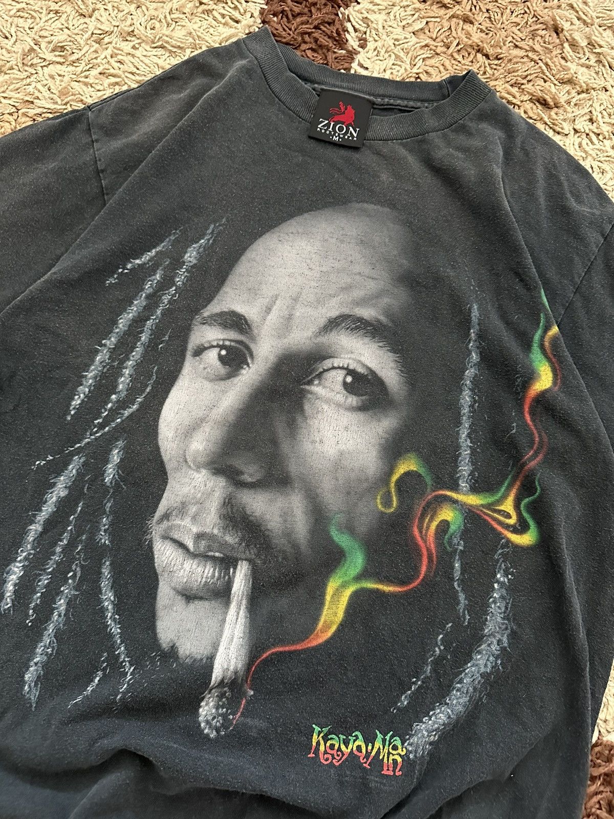 Vintage 🔥VINTAGE ZION BOB MARLEY 2004 KAYA MAN T-SHIRT🔥 Size US M / EU 48-50 / 2 - 2 Thumbnail