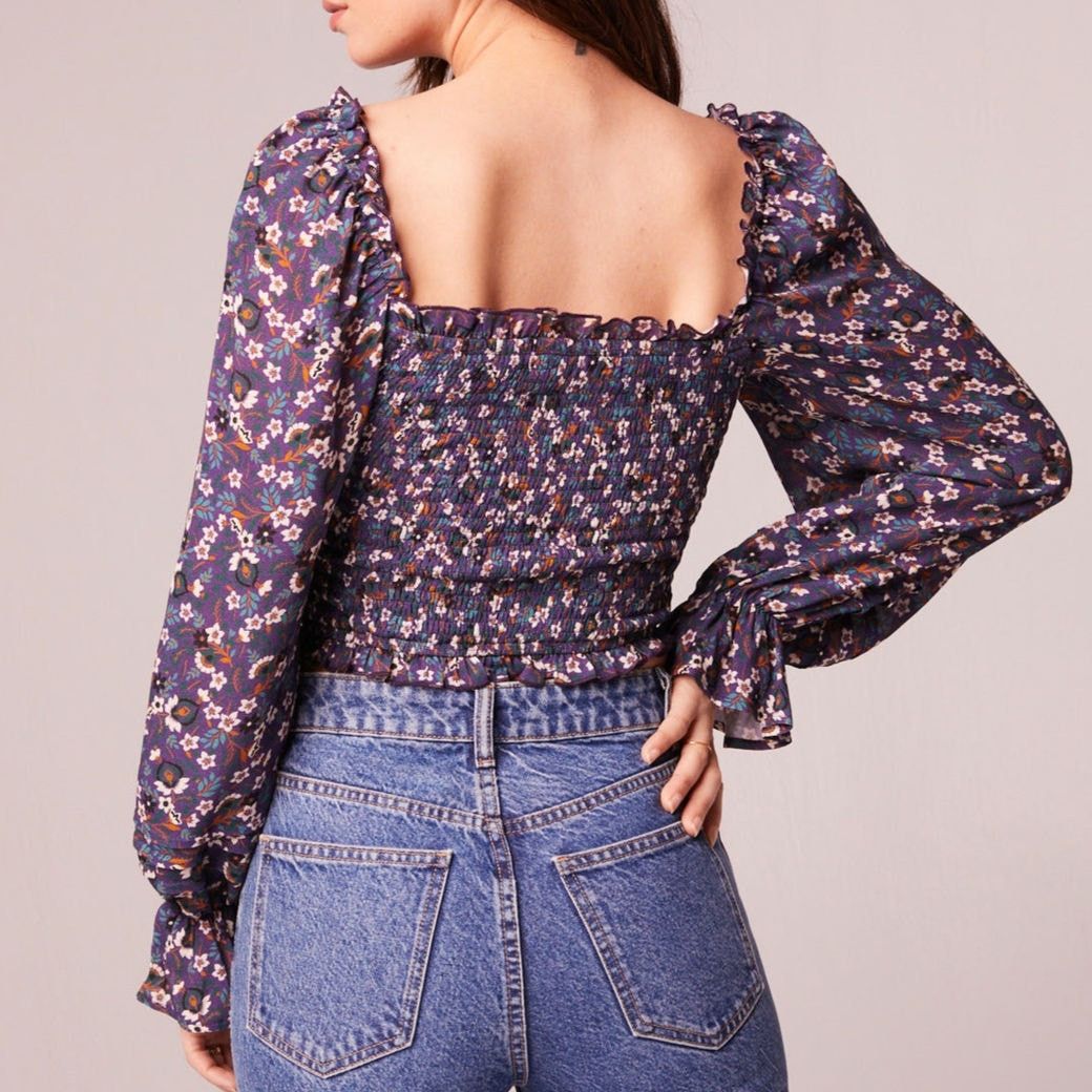 Other NWT Band of the Free Agathe Floral Smocked Top Sz. M [8-10] Size M / US 6-8 / IT 42-44 - 7 Thumbnail