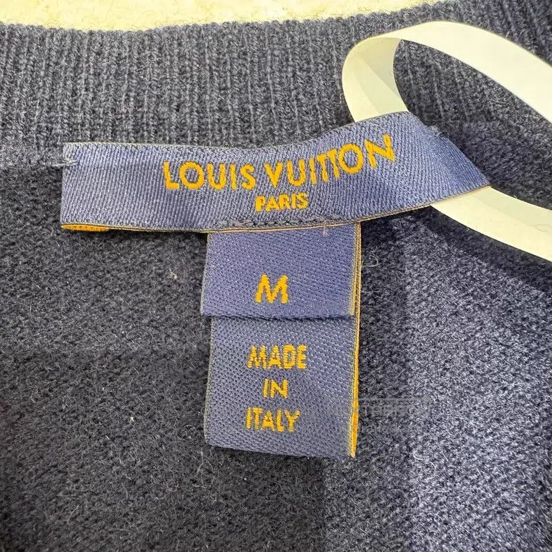 Louis Vuitton Dark Blue V-Neck Sweater