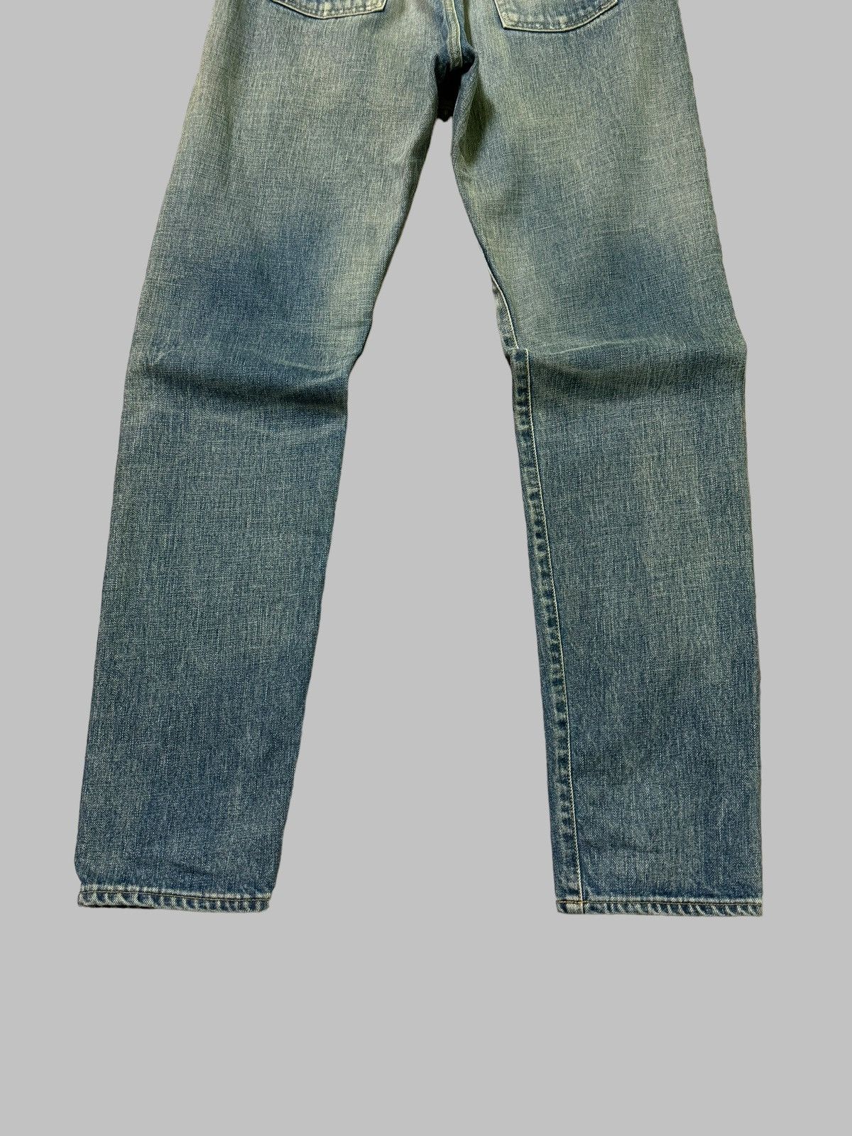 Saint Laurent Paris SAINT LAURENT PARIS D16 MUDDY WASH DISTRESSED DENIM JEAN Size US 31 - 13 Thumbnail