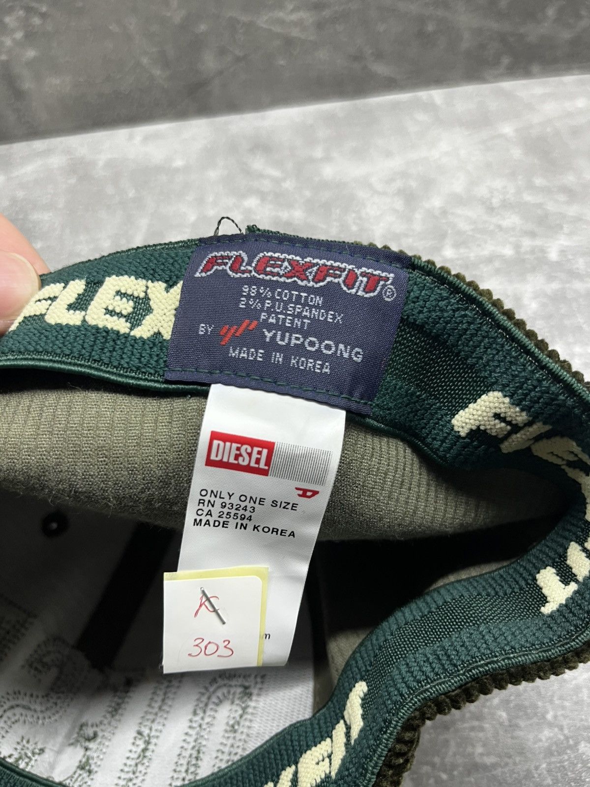 Diesel Diesel corduroy cap vintage Size ONE SIZE - 7 Thumbnail