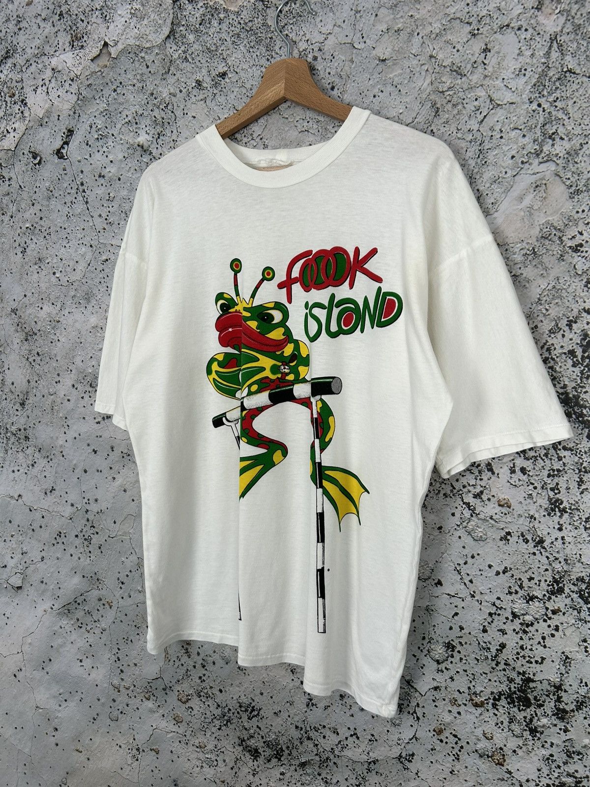 Vintage Vintage Frog Graphic Tee Animal Boxy Baggy Streetwear 90s Size US XL / EU 56 / 4 - 2 Thumbnail