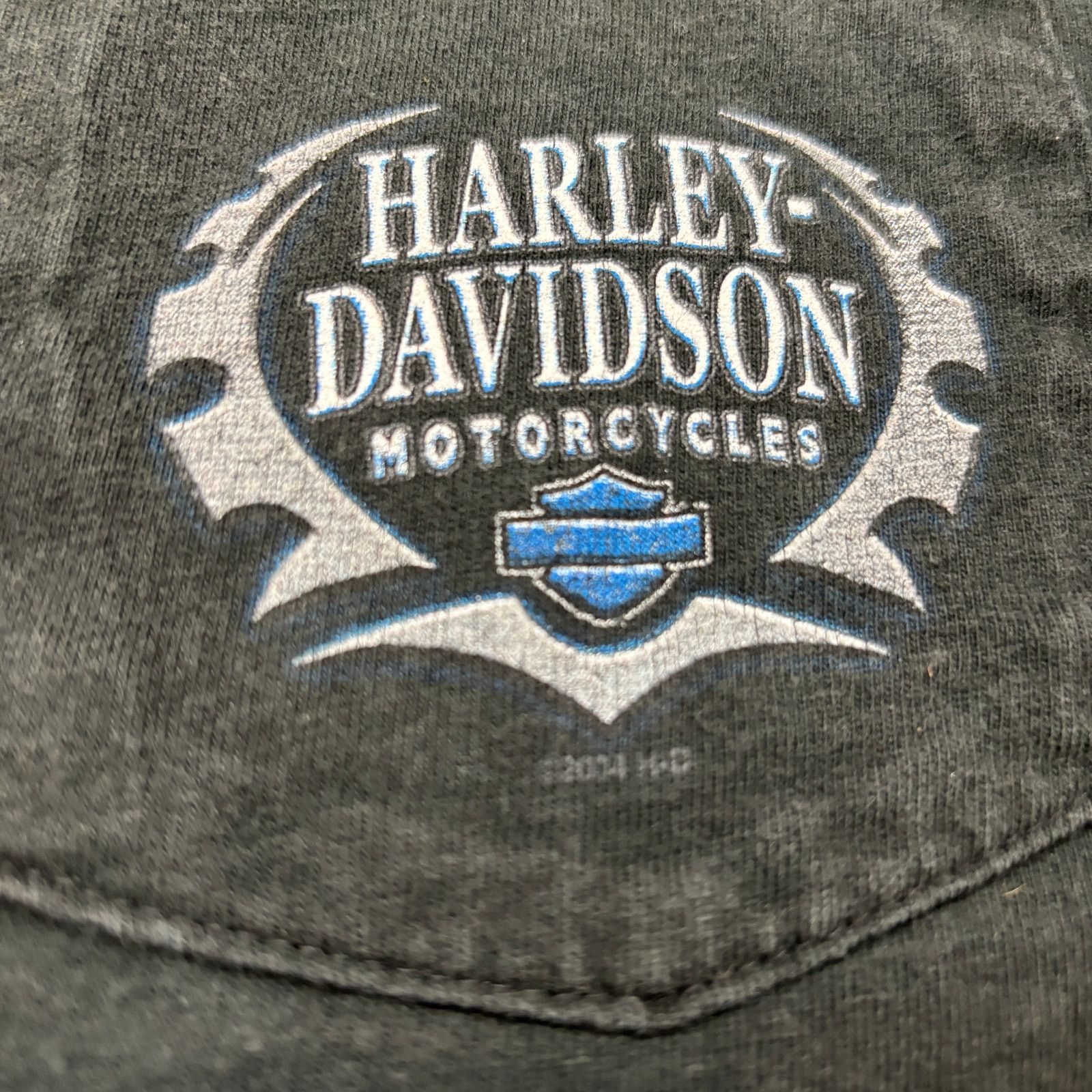 Harley Davidson × Vintage Vintage 2004 Harley Davidson Motorcycles Pocket Shirt Mens L Size US L / EU 52-54 / 3 - 8 Thumbnail