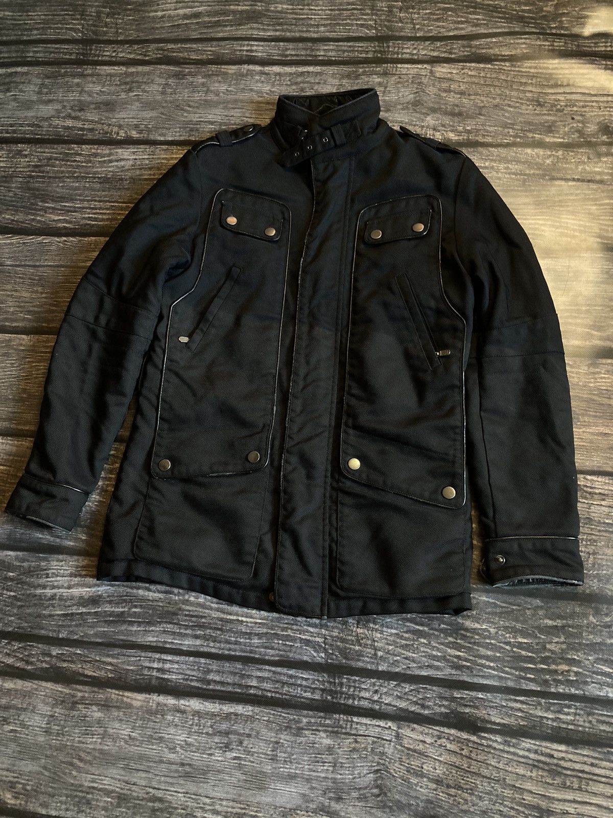 Belstaff Belstaff leather/nylon moto jacket Size US M / EU 48-50 / 2 - 2 Thumbnail