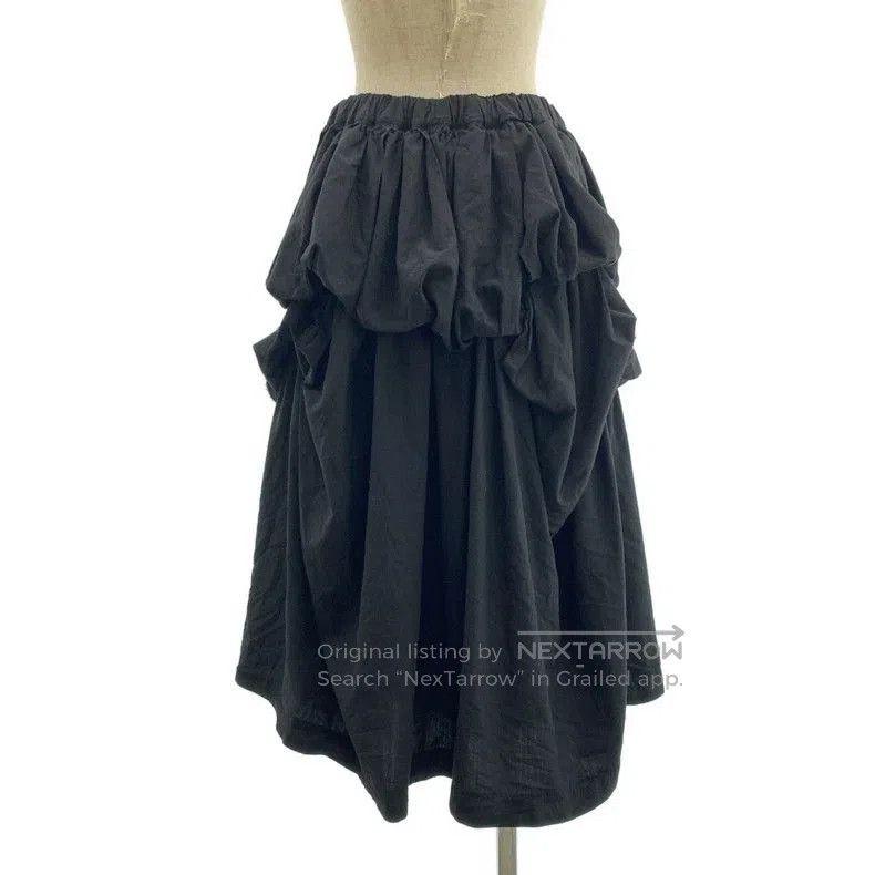Comme des Garcons COMME des GARCONS Pleated Midi Skirt. Size US 38 / EU 54 - 3 Thumbnail