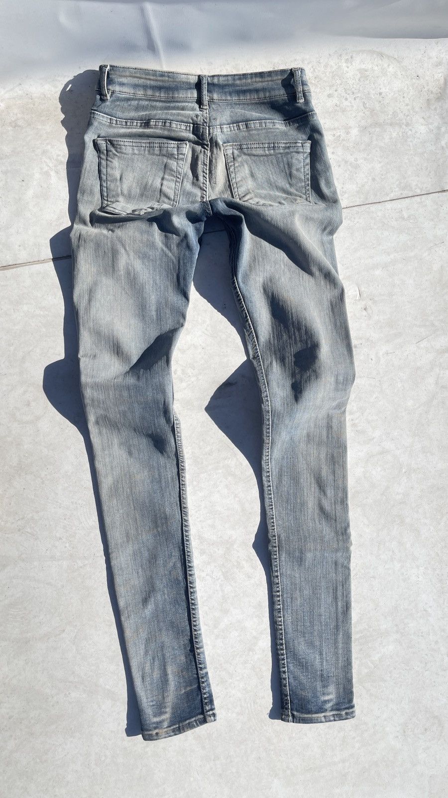 Rick Owens × Rick Owens Drkshdw F/W 17 Detroit Cut “Hustler Blue” Size 26" / US 2 / IT 38 - 2 Thumbnail