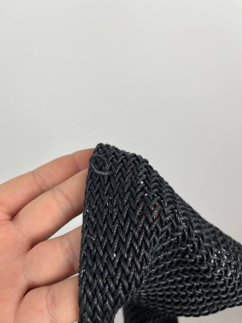 OSKA OSKA Black Woven Elastic Stretch Belt Size 2 Lagenlook Size ONE SIZE - 6 Thumbnail