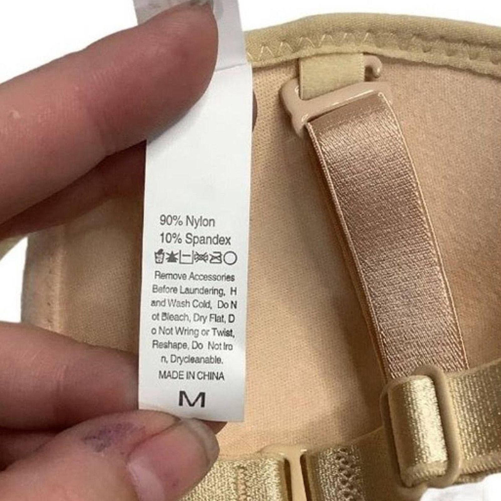 Shein Shein Nude Strapless Convertible Push-Up Bra Medium Size ONE SIZE - 5 Thumbnail