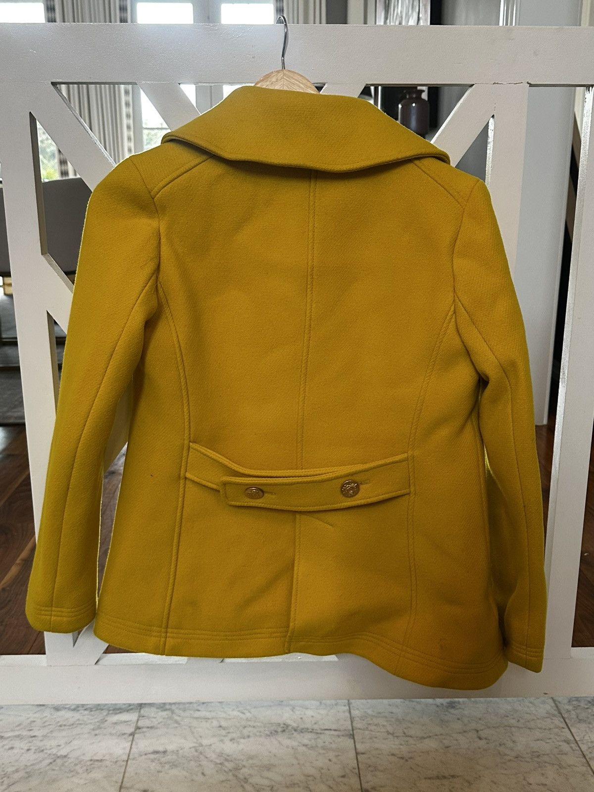 J.Crew J.Crew Stadium Cloth Nello Gori Majesty Peacoat Size XS / US 0-2 / IT 36-38 - 2 Thumbnail