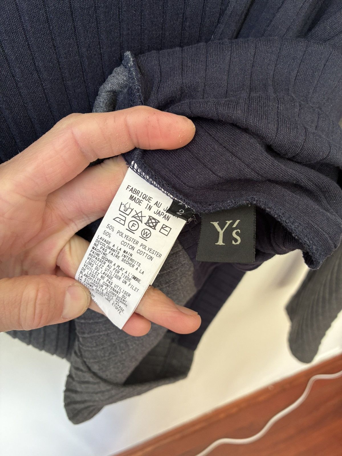 Yohji Yamamoto Y’S YOHJI YAMAMOTO AW2018 Pleated Asymmetric Mockneck Size US M / EU 48-50 / 2 - 10 Thumbnail