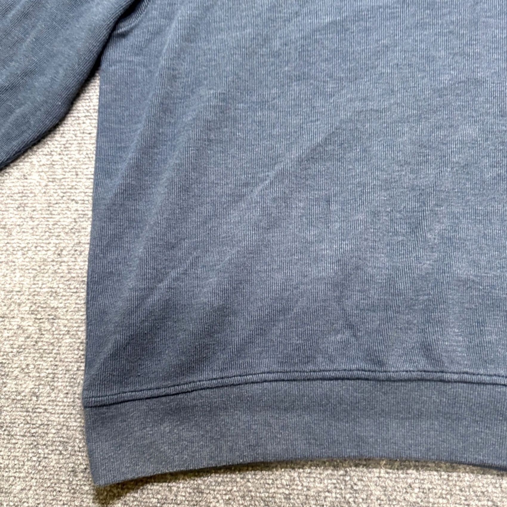 Van Heusen Van Heusen Sweatshirt Pullover M Men Blue Cotton Blend Quarter Zip Distressed/Pre-owned Size US M / EU 48-50 / 2 - 6 Thumbnail